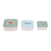 Assortiment snackdoosjes RVS - Snackbox set tiny team dog 